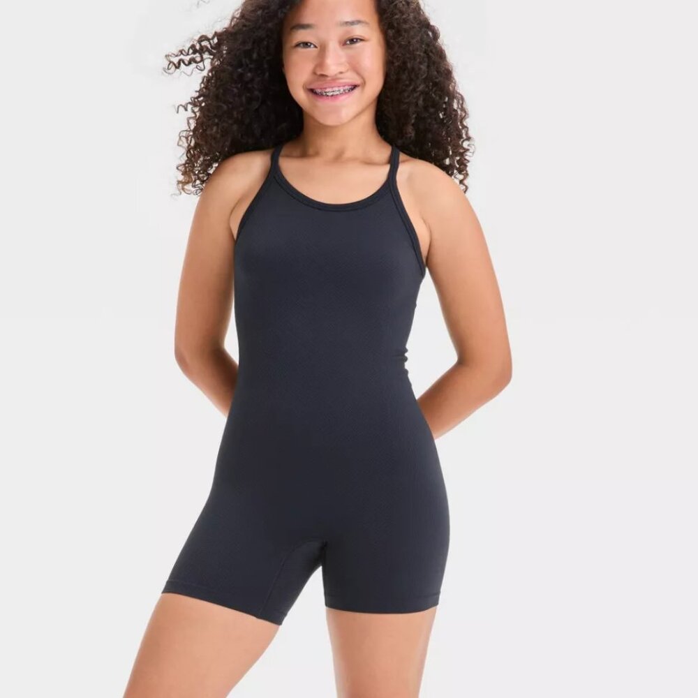 Girls' Seamless Bike Leotard - All In Motion™
